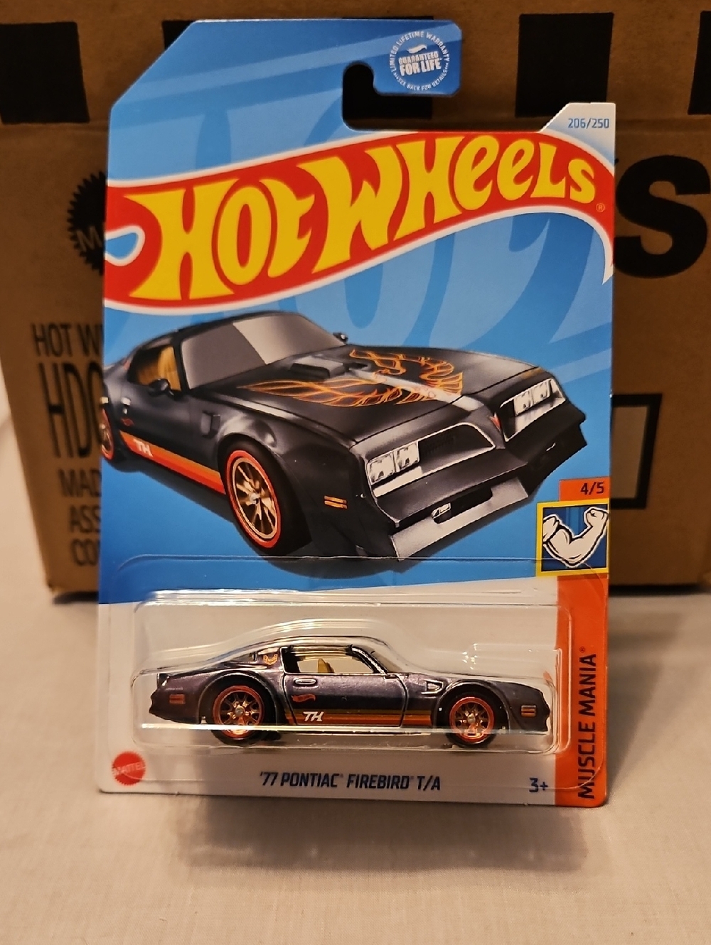 2024 Hot Wheels '77 Pontiac Firebird T/A Super Treasure Hunt Muscle Mania